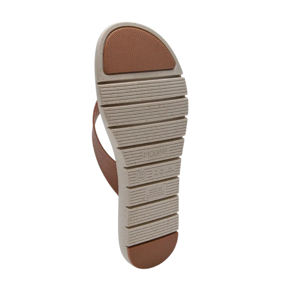 Sandalia Feminina Modare Chinelo De Dedo Napa Bege 7162217 Nude 6