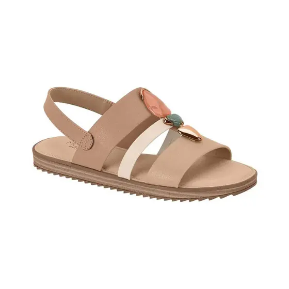 Sandalia Moda Modare Ultraconforto Feminina Camel 7141144