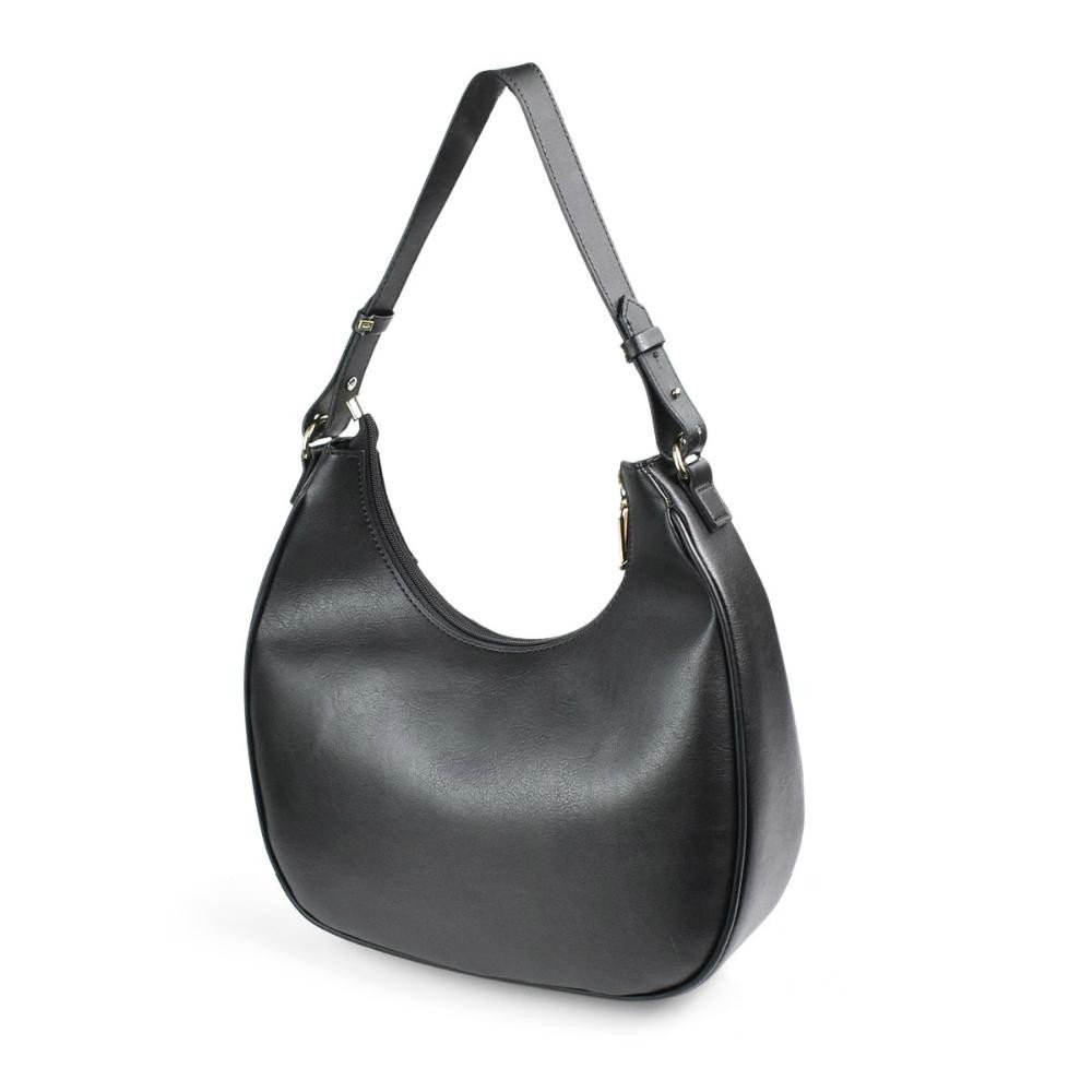 Bolsa Vizzano Napa Soft Preta Elegancia Essencial Preto 3