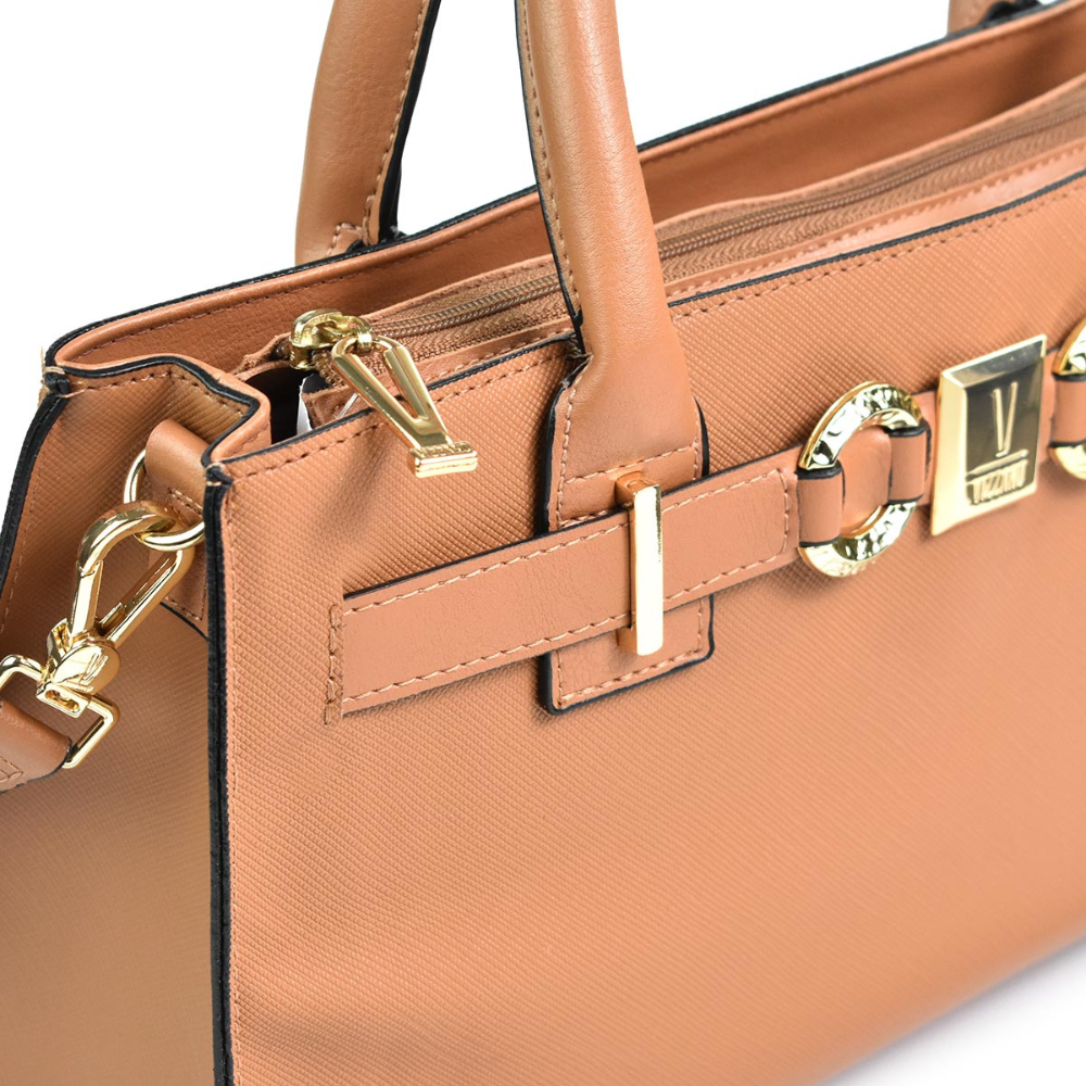 Bolsa Vizzano Napa Soft Elegancia Camel Camel 3