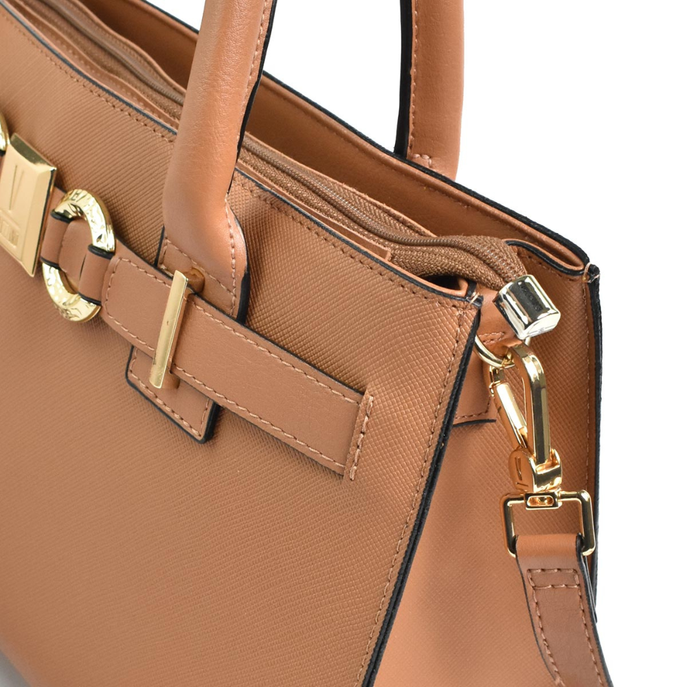 Bolsa Vizzano Napa Soft Elegancia Camel Camel 4