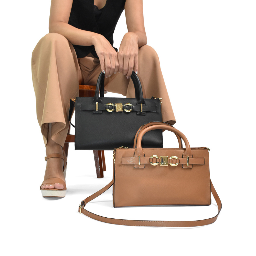 Bolsa Vizzano Napa Soft Elegancia Camel Camel 5