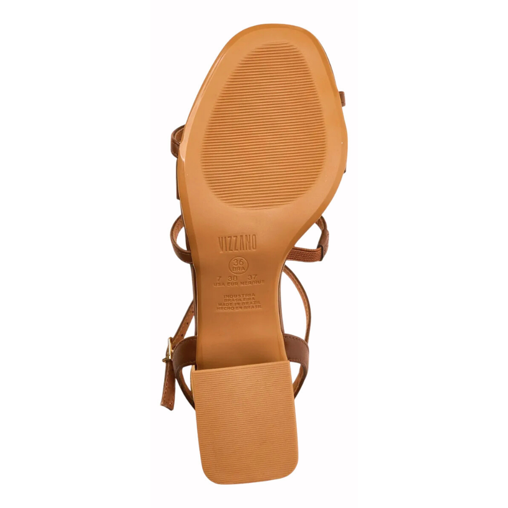 Sandalia Vizzano Pelica Elegante Conforto Moca Mocca 4