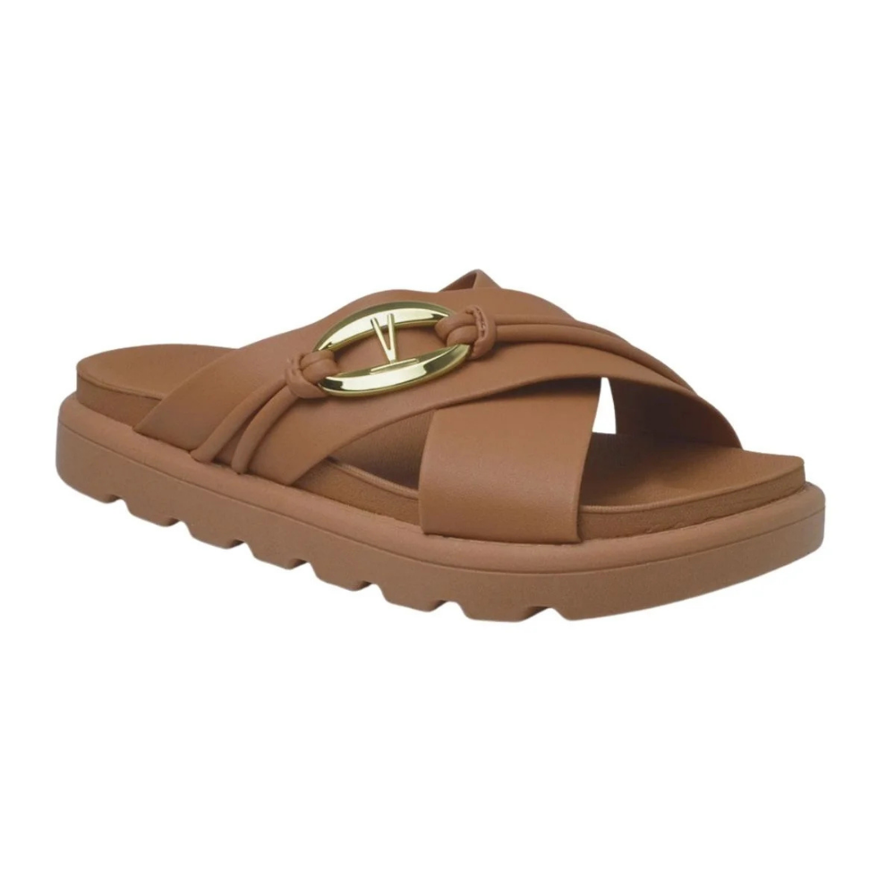 Tamanco Vizzano Rasteira Elegancia Camel Camel 3