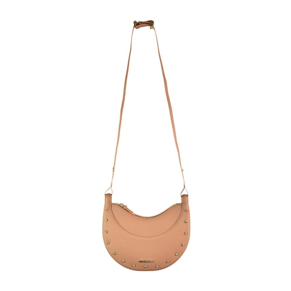 Bolsa Moleca Transversal Curvada Feminina Nude Nude 3
