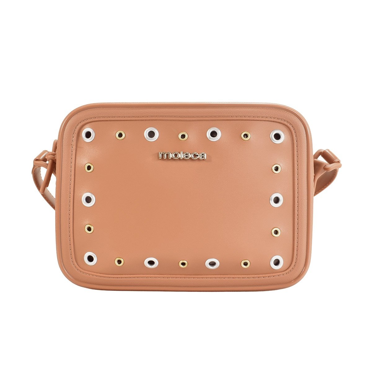 Bolsa Moleca PVC Napa Camel Elegancia Moderna Camel 2