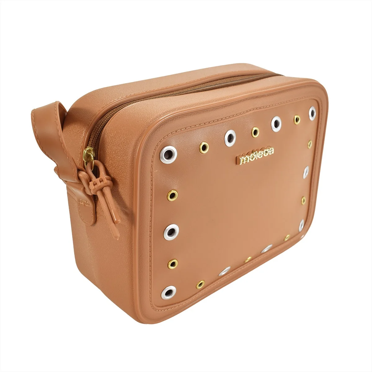 Bolsa Moleca PVC Napa Camel Elegancia Moderna Camel 7