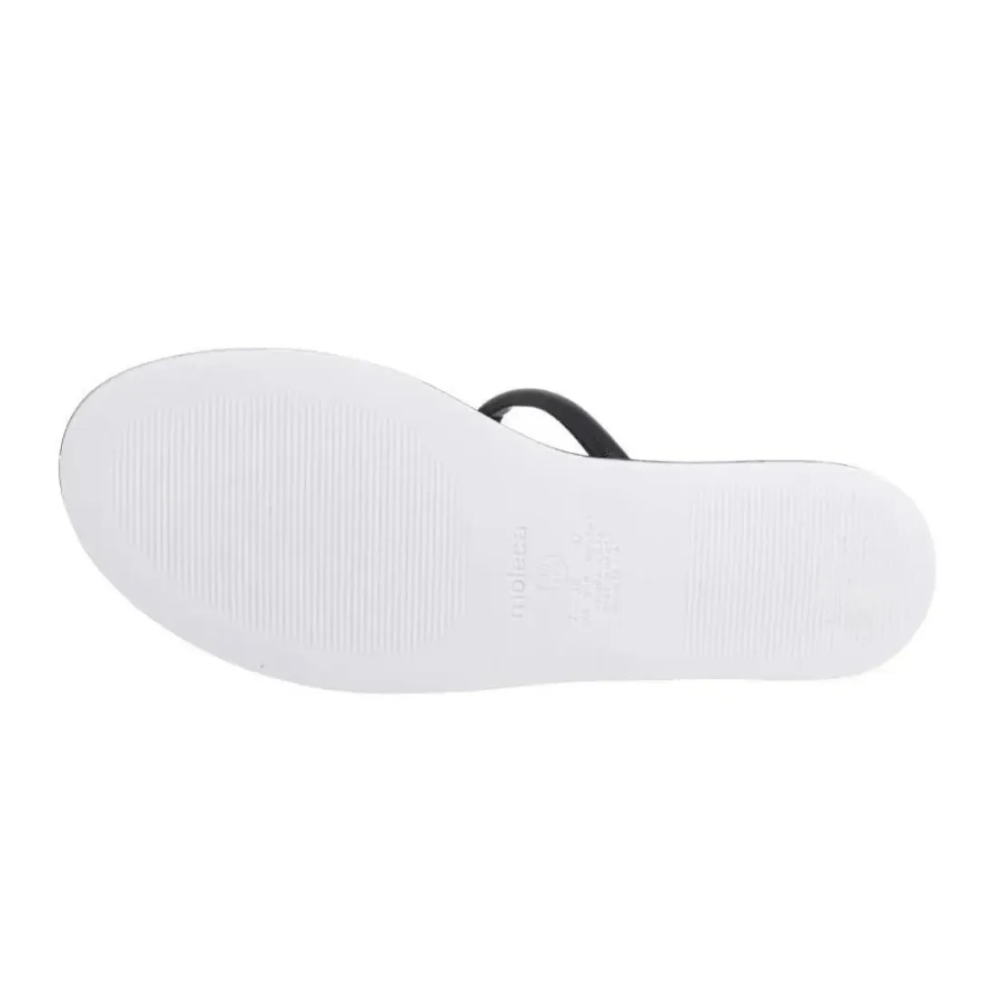 Rasteira Feminina Casual Moleca Glitter Black Diamond/Black 6