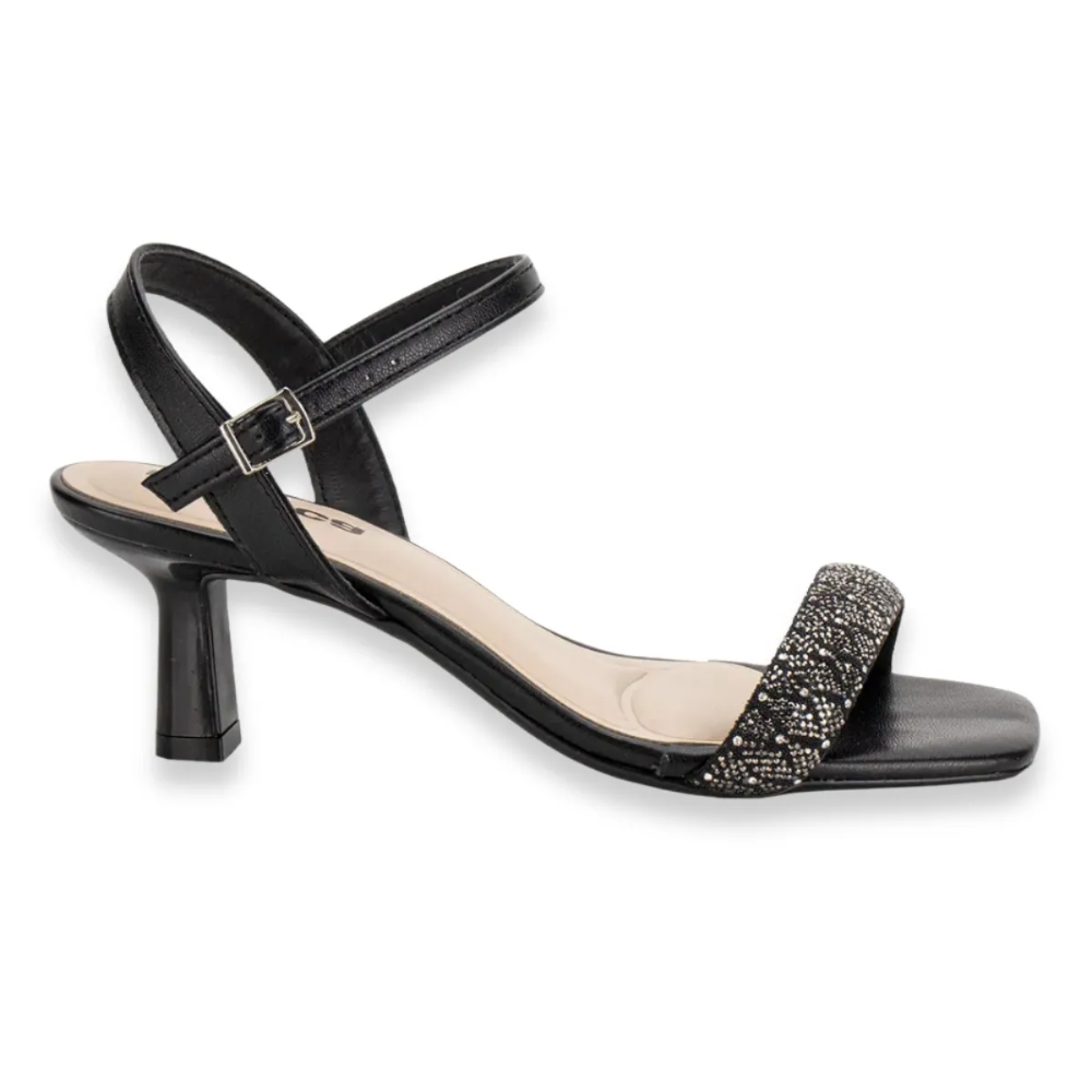 Sandalia Feminina Moleca Casual Salto Baixo Preta 5523102 Preto 2