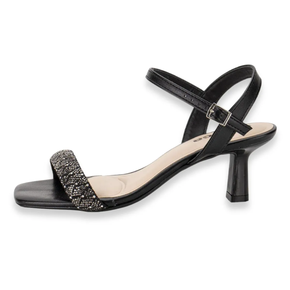 Sandalia Feminina Moleca Casual Salto Baixo Preta 5523102 Preto 4