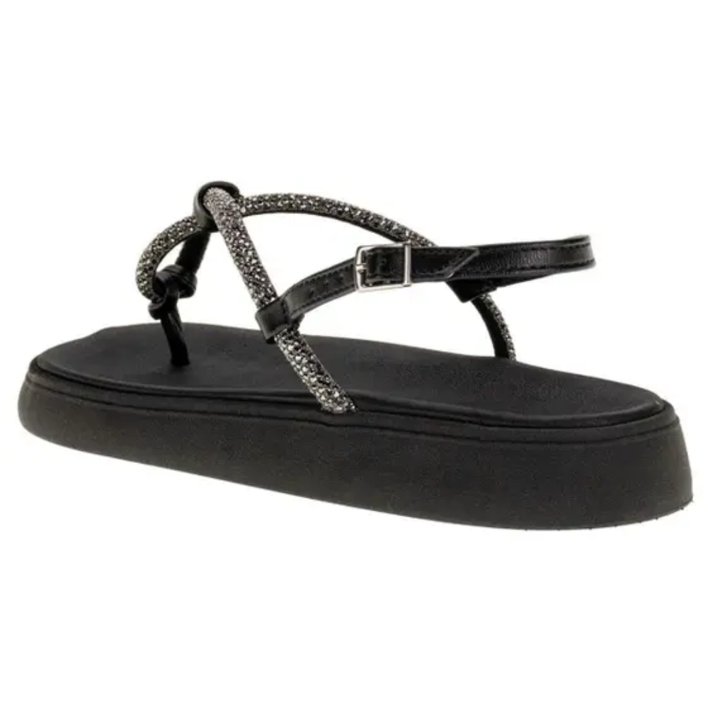 Sandalia Feminina Moleca Sola Grossa Feminina Preto 5499100 Preto 4