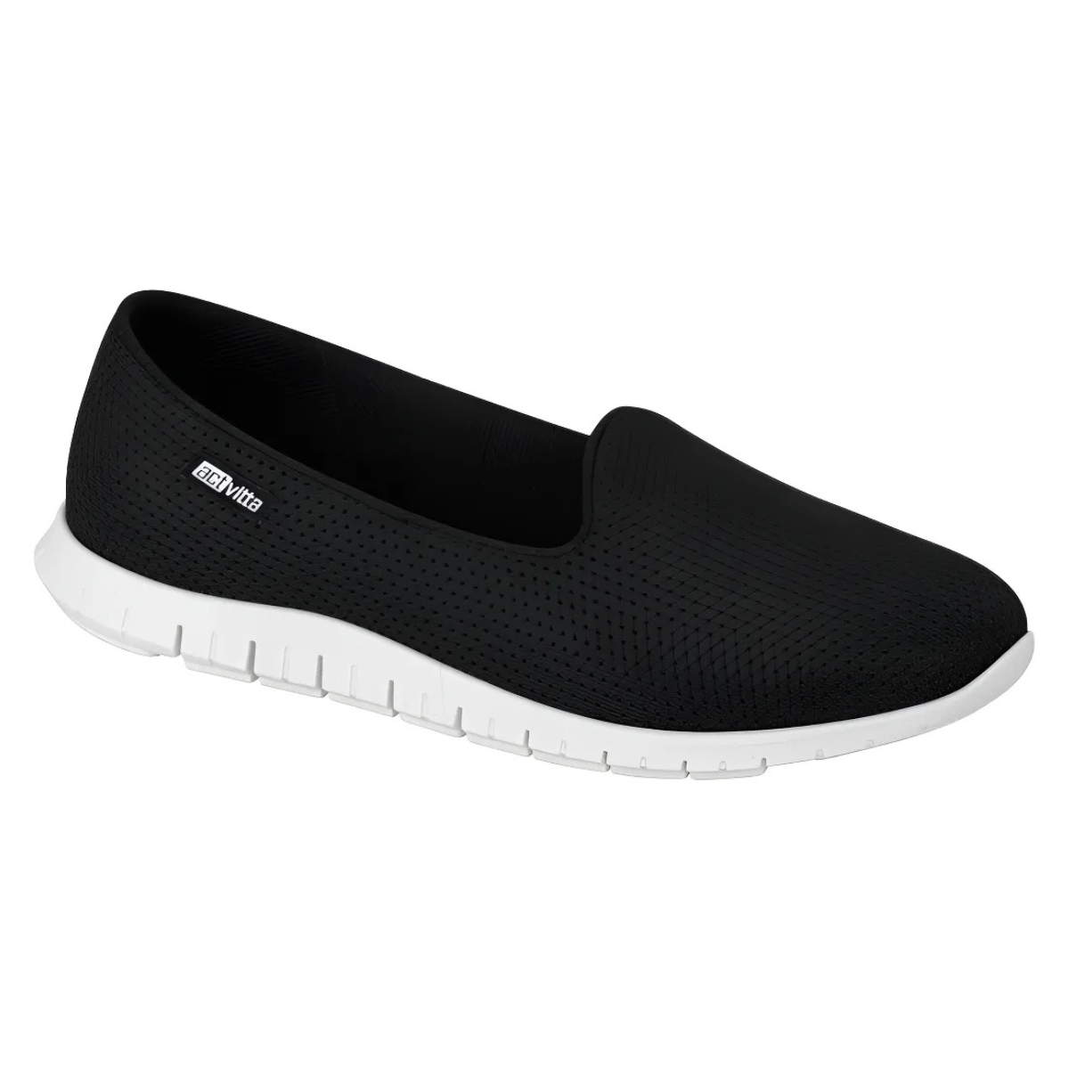 Sapato Casual Feminino Activitta Slip On Preto 4202555