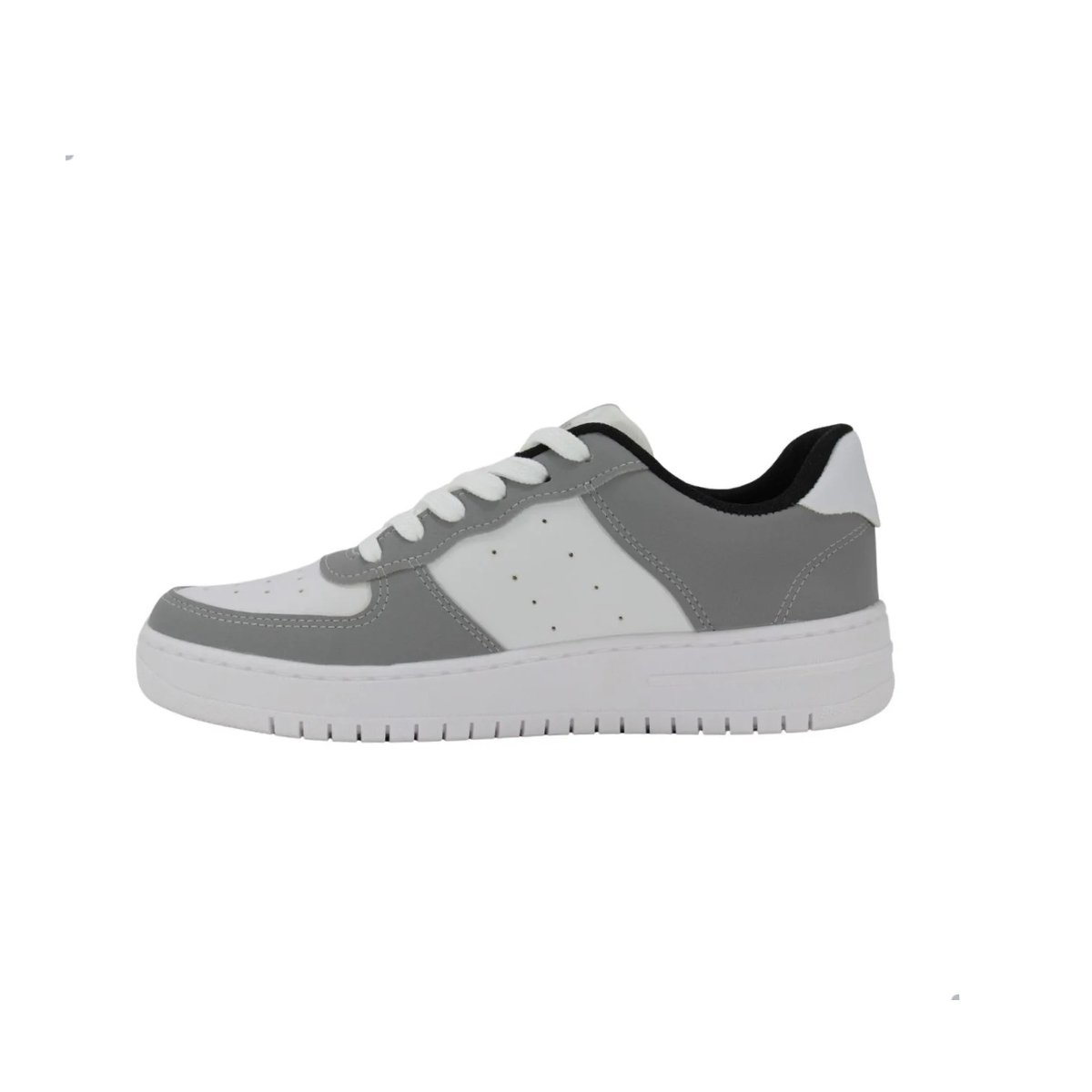 Tenis Masculino Activitta Visual Clean Branco Cinza Branco/Cinza 3