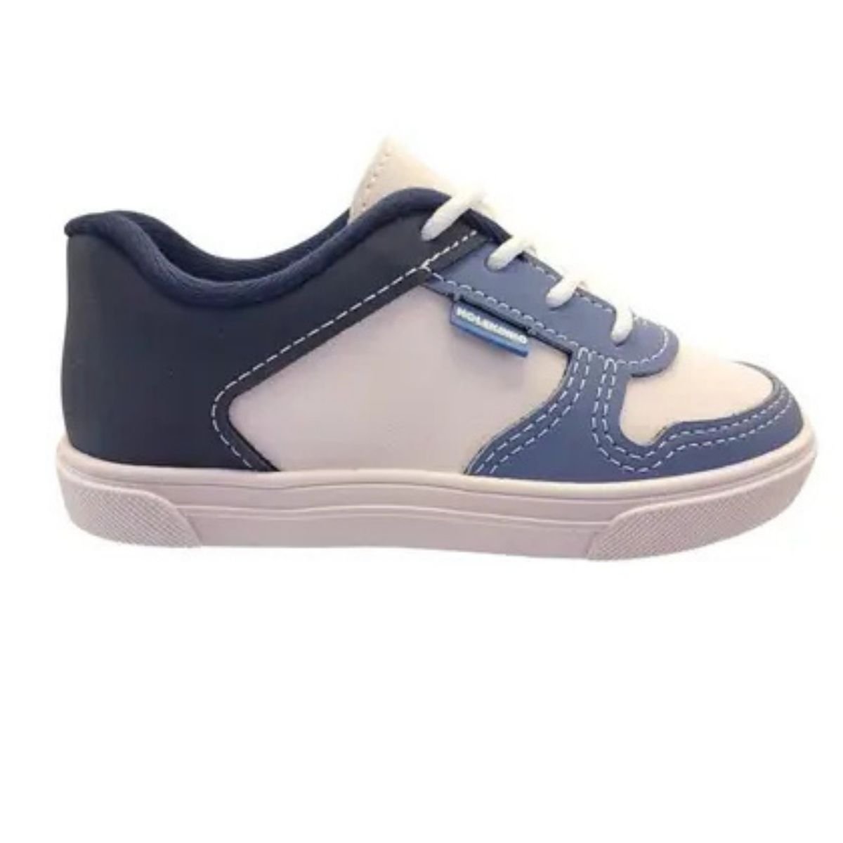 Tenis Infantil Molekinho Lazer Estiloso Masculino Marinho Branco/Marinho 3