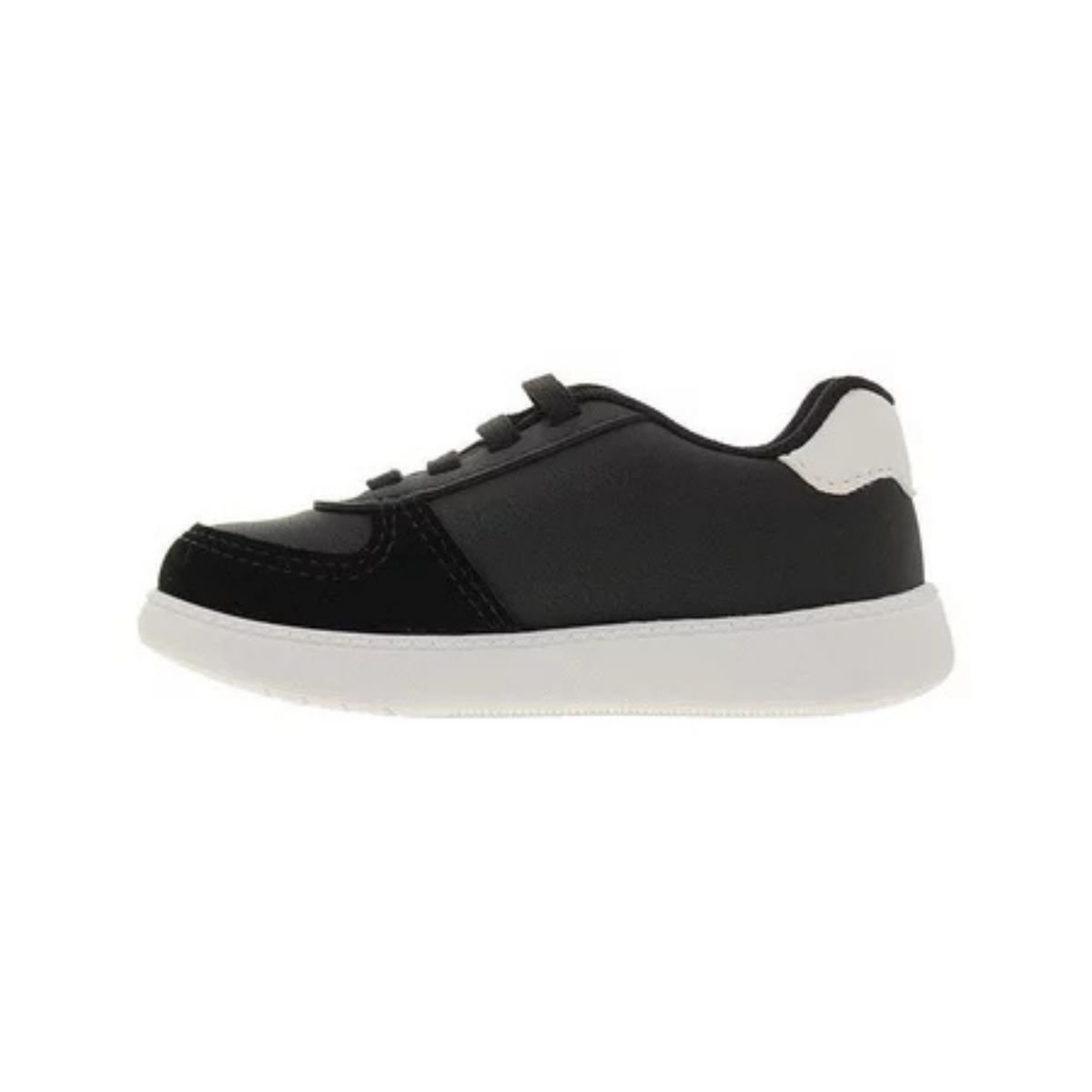 Tenis Infantil Molekinho Masculino Casual Preto Branco Preto/Branco 2