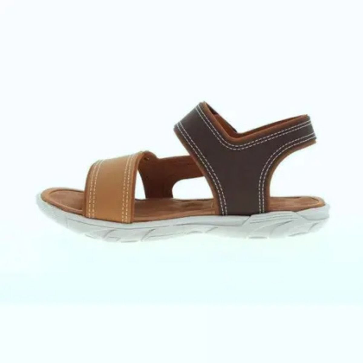 Sandalia Menino Molekinho Cafe  Moderna leve e macia Caramelo 2