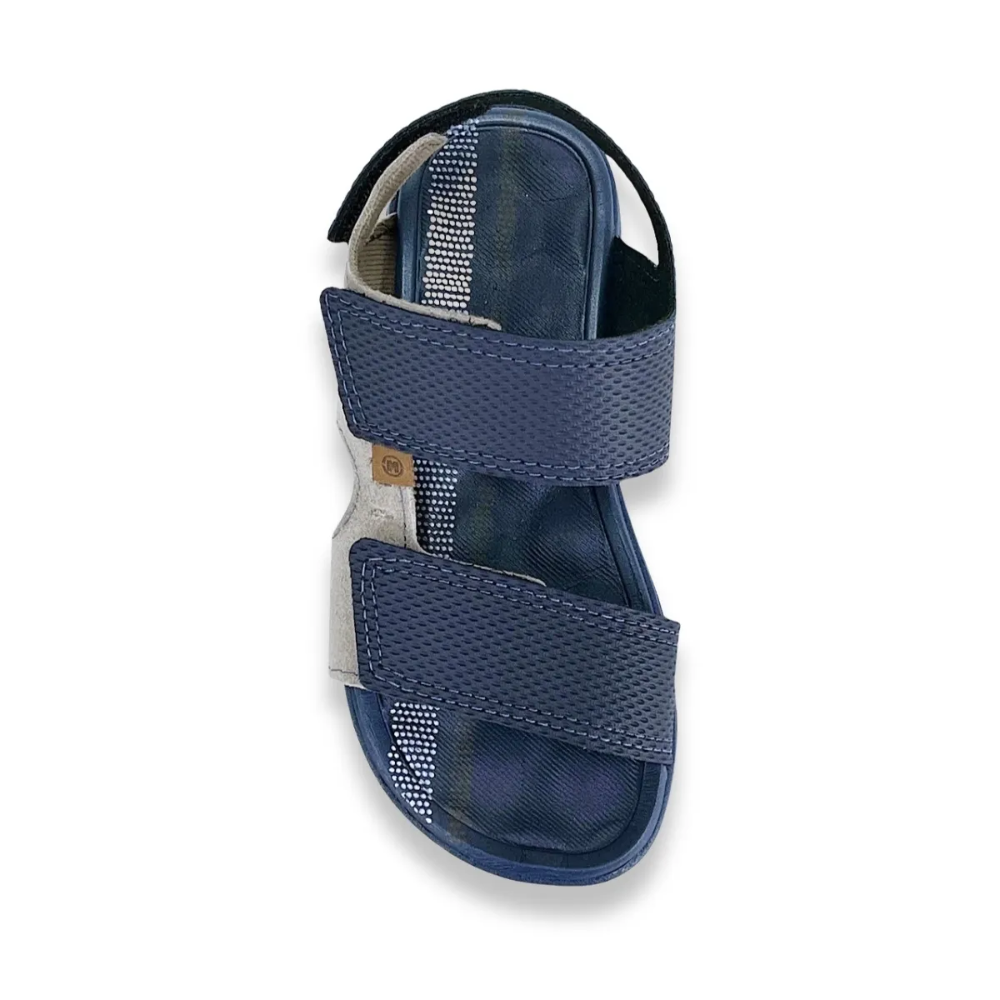 Sandalia Masculina Infantil Molekinho Cinza Marinho 2402744 Azul 3