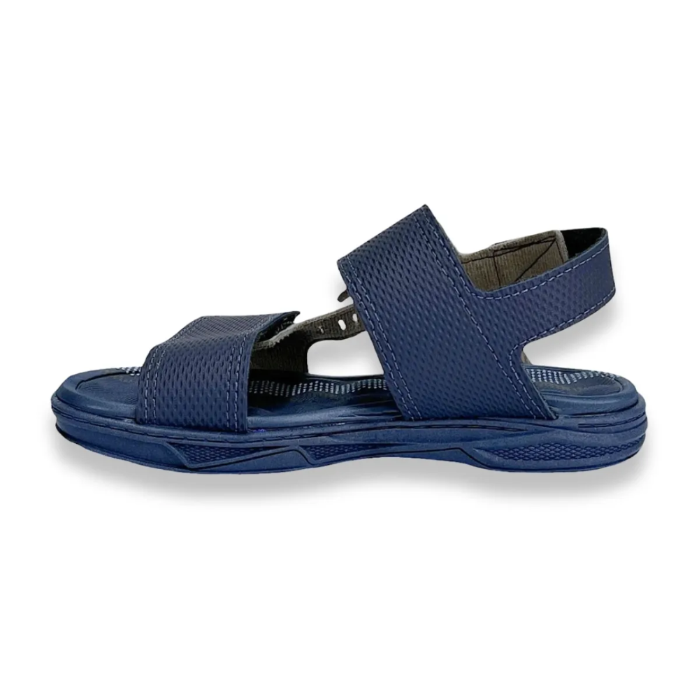Sandalia Masculina Infantil Molekinho Cinza Marinho 2402744 Azul 4