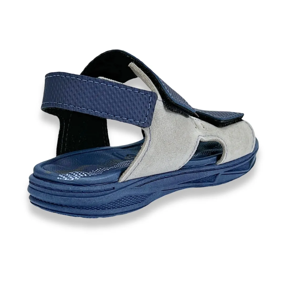 Sandalia Masculina Infantil Molekinho Cinza Marinho 2402744 Azul 5