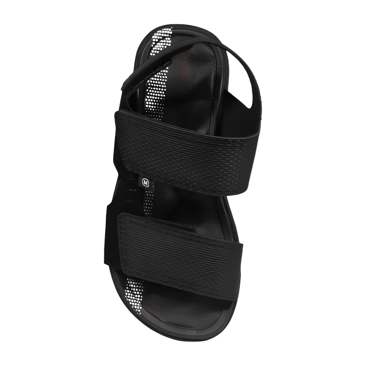 Sandalia Molekinho Kids Meninos Confortavel Preto Preto 2