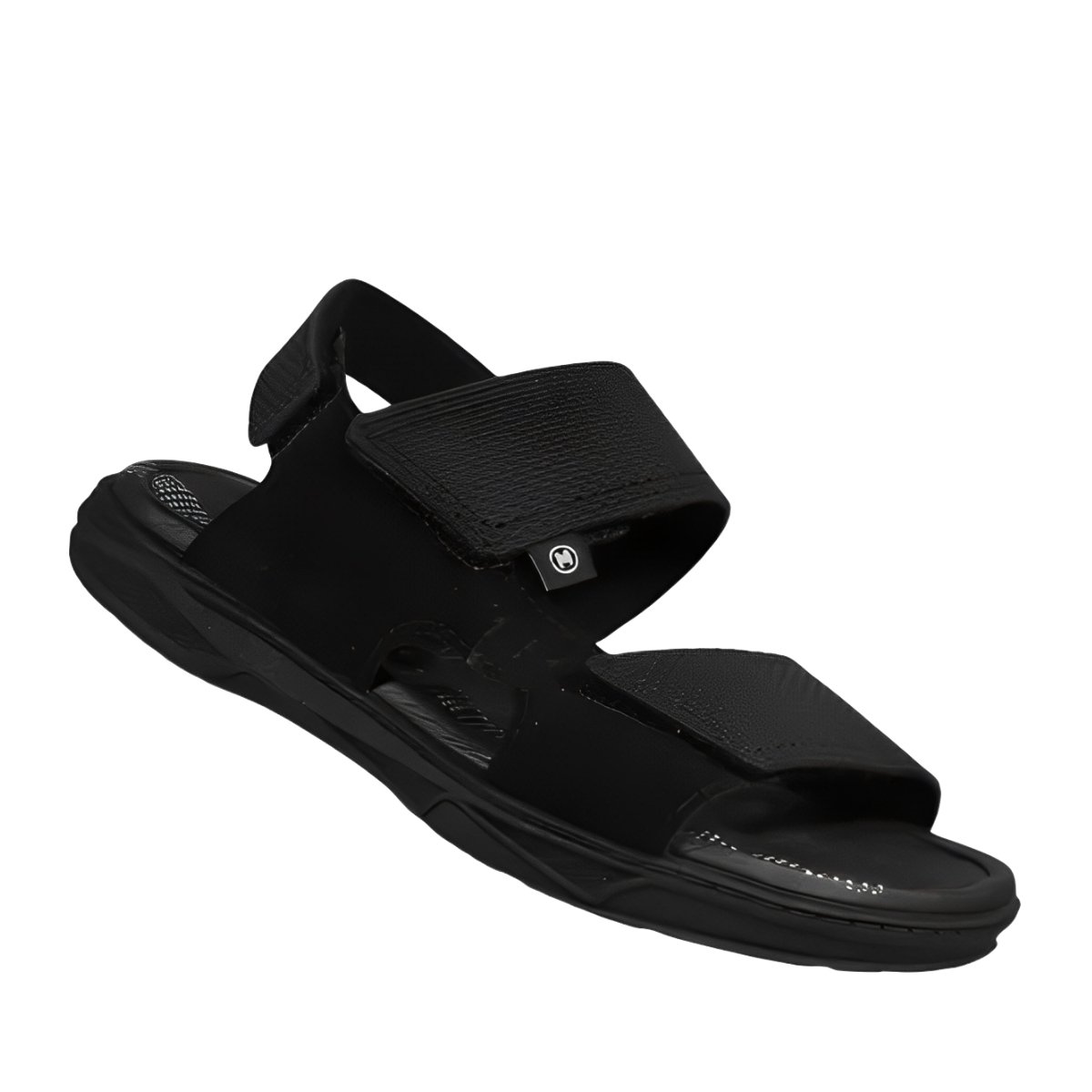 Sandalia Molekinho Kids Meninos Confortavel Preto Preto 3