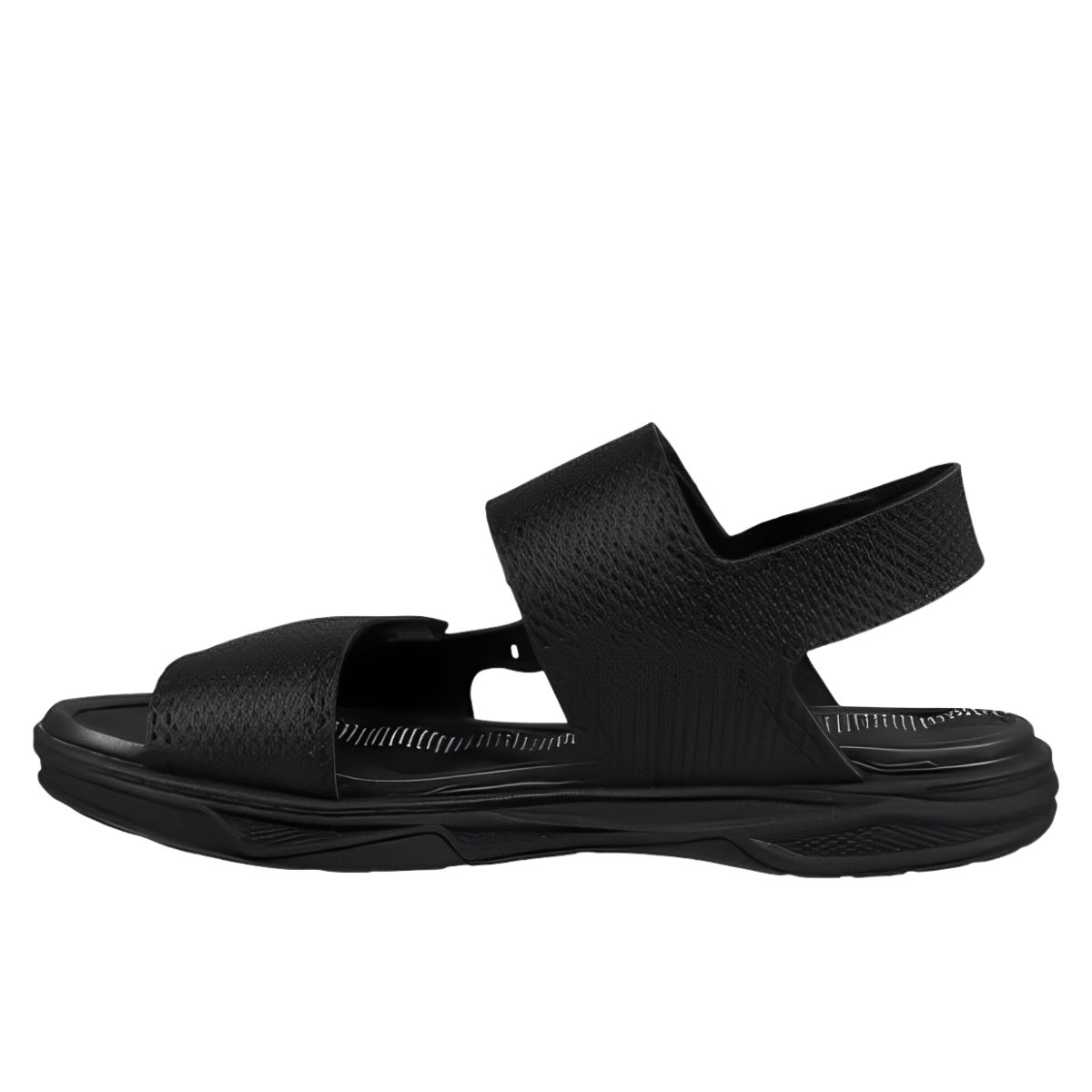 Sandalia Molekinho Kids Meninos Confortavel Preto Preto 4