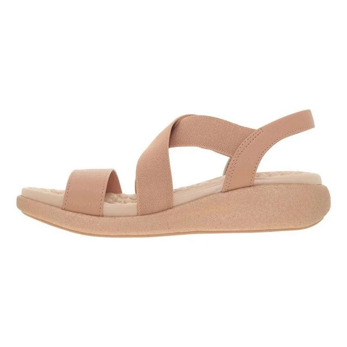 Sandalia Modare Nude Anatomica Feminina Leve e Confortavel Nude 2