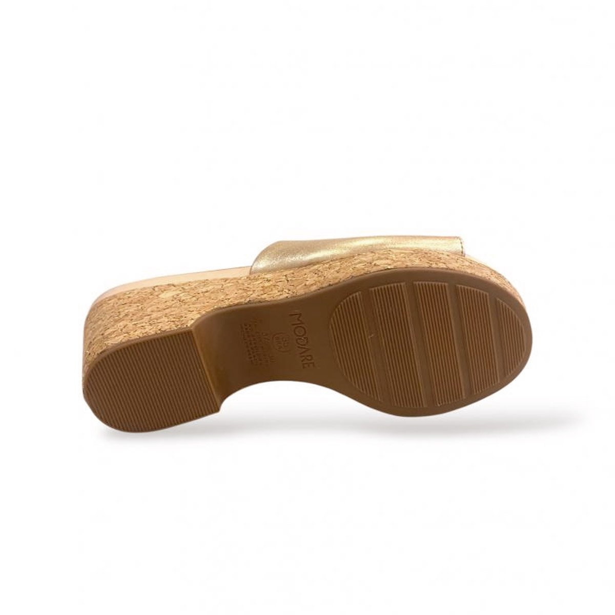 Modare Tamanco Dourado Anatomico Feminino Confortavel Dourado 5