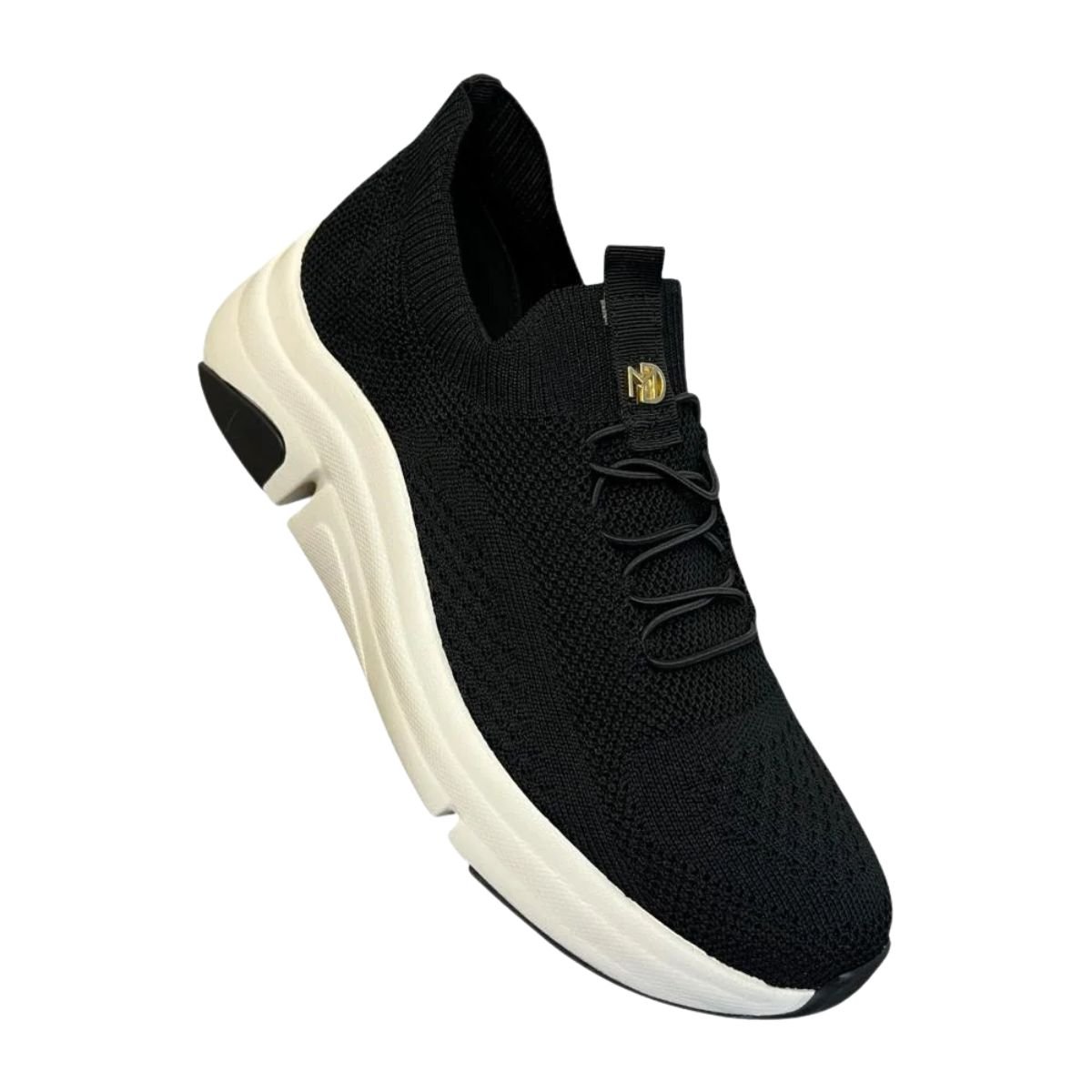 Tenis Modare Knit Feminino Preto Leve Anatomico Confortavel Preto 2