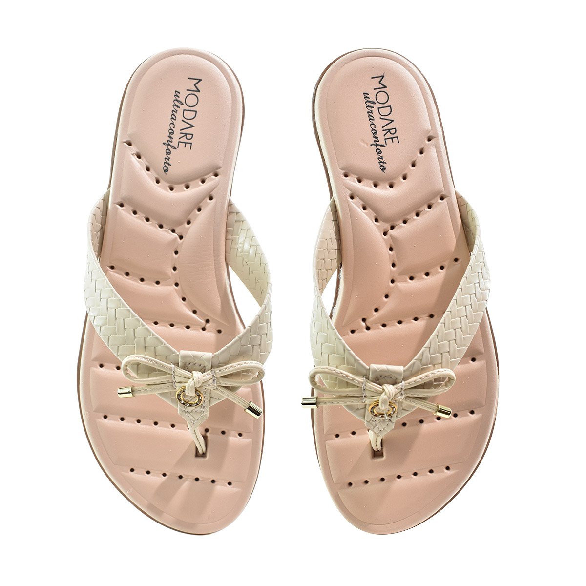 Tamanco Modare Napa Nude Elegancia e Conforto 7053138 Bege 4