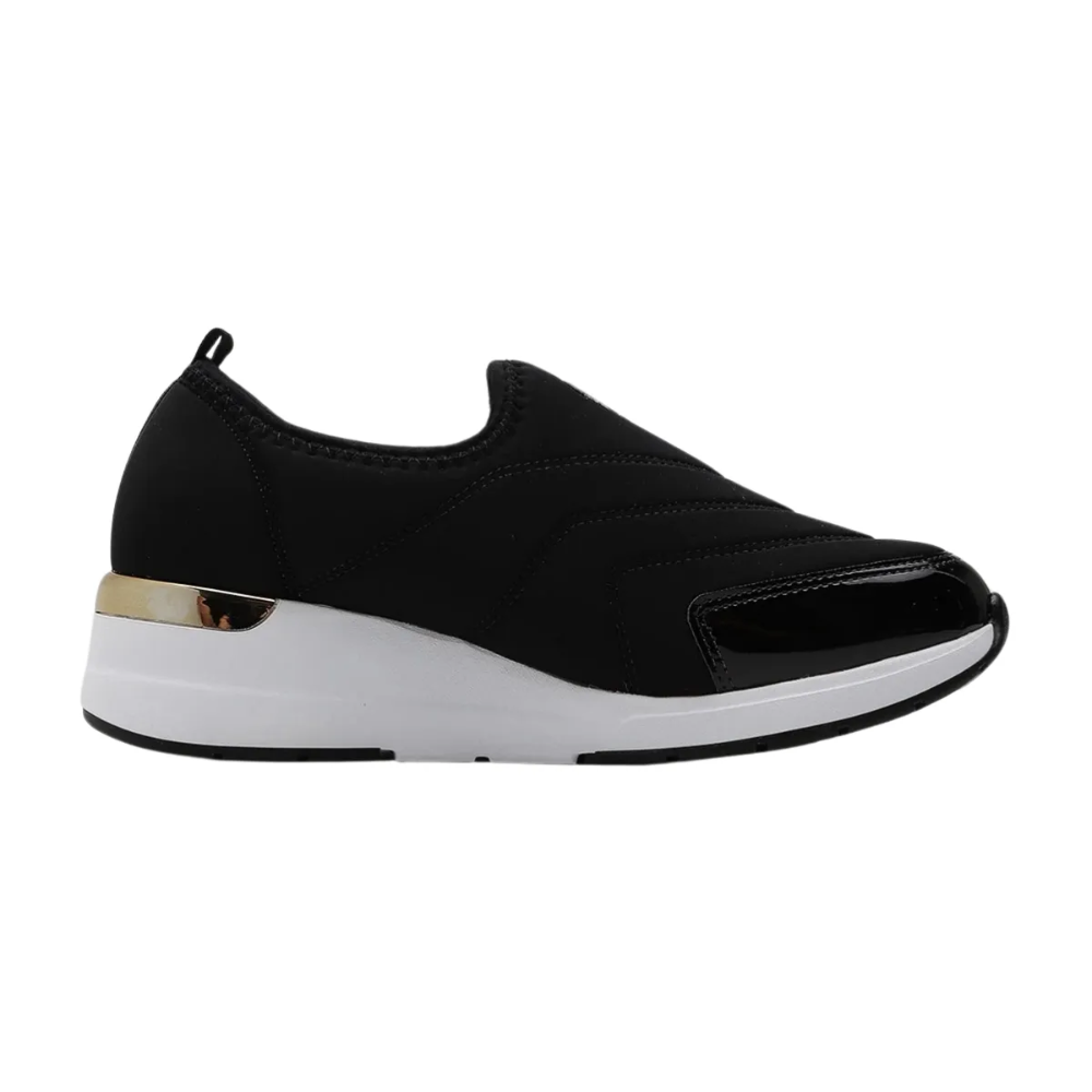 Modare Tenis Slip On Preto Conforto e Estilo
