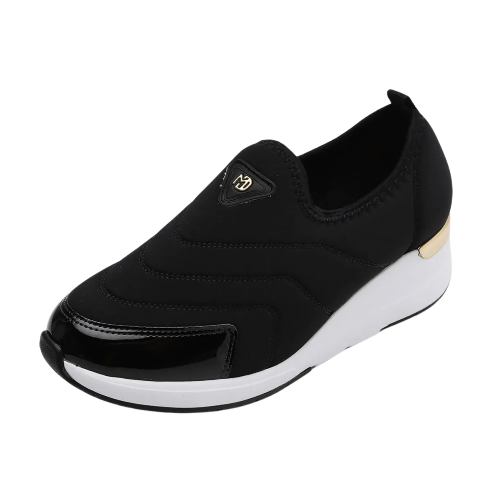 Modare Tenis Slip On Preto Conforto e Estilo Preto 2