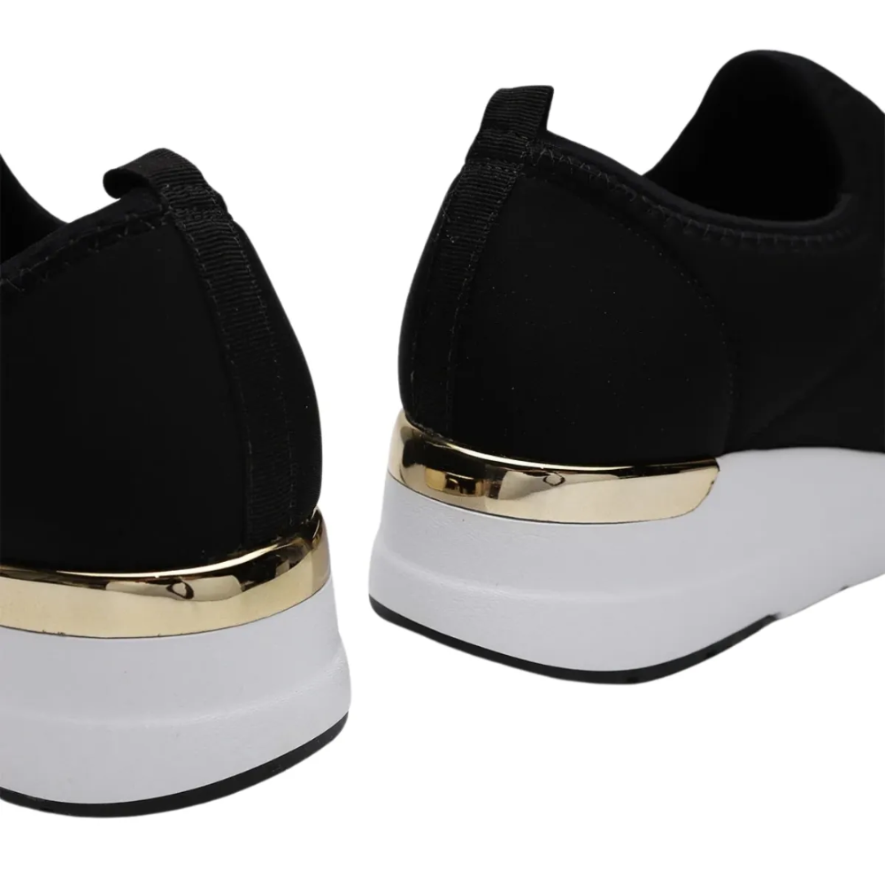 Modare Tenis Slip On Preto Conforto e Estilo Preto 3
