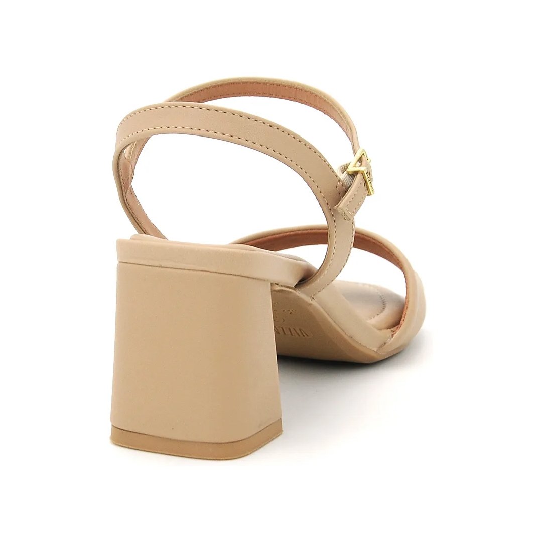 Sandalia Vizzano Feminino Bege Fecho Ajustavel Elegante Bege 3