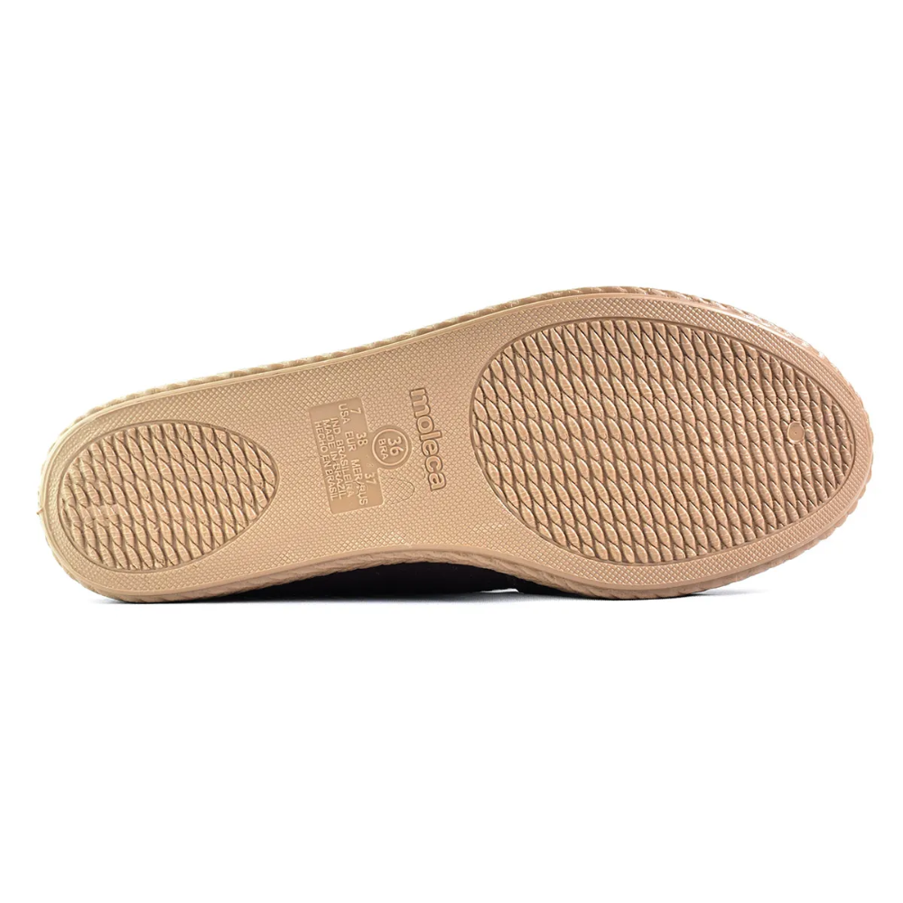 Sapatilha Feminina Moleca Casual Microperfuros Vinho 5287210 Vinho 5