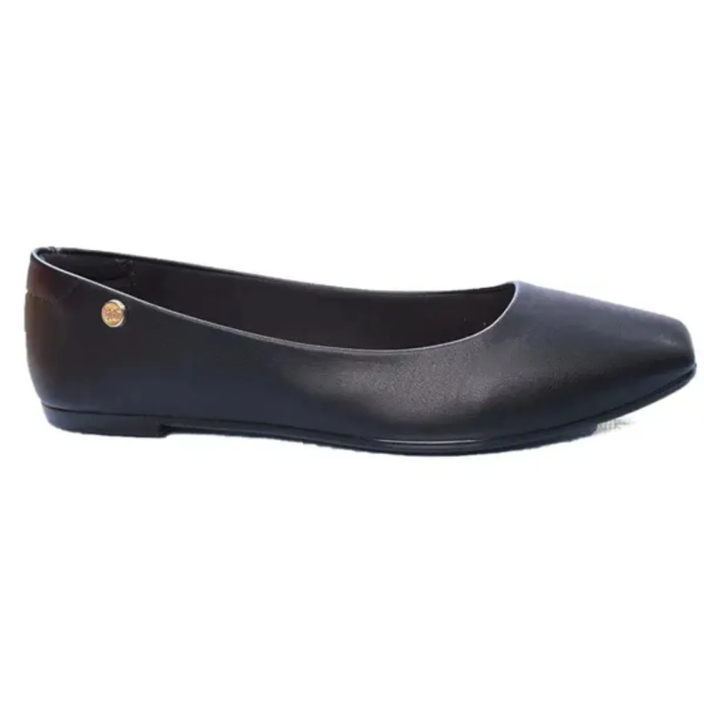 Sapatilha Moleca Casual Bico Quadrado Feminina Preto 5735215