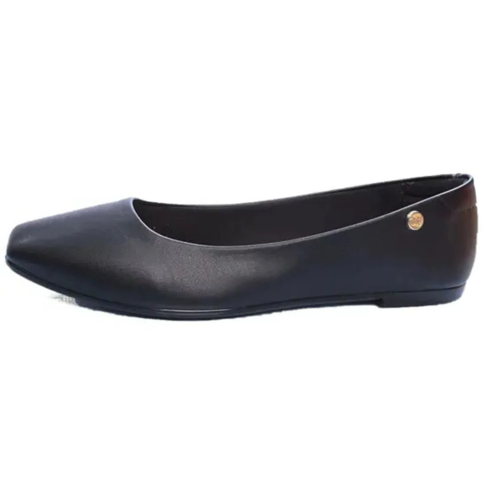 Sapatilha Moleca Casual Bico Quadrado Feminina Preto 5735215 Preto 2