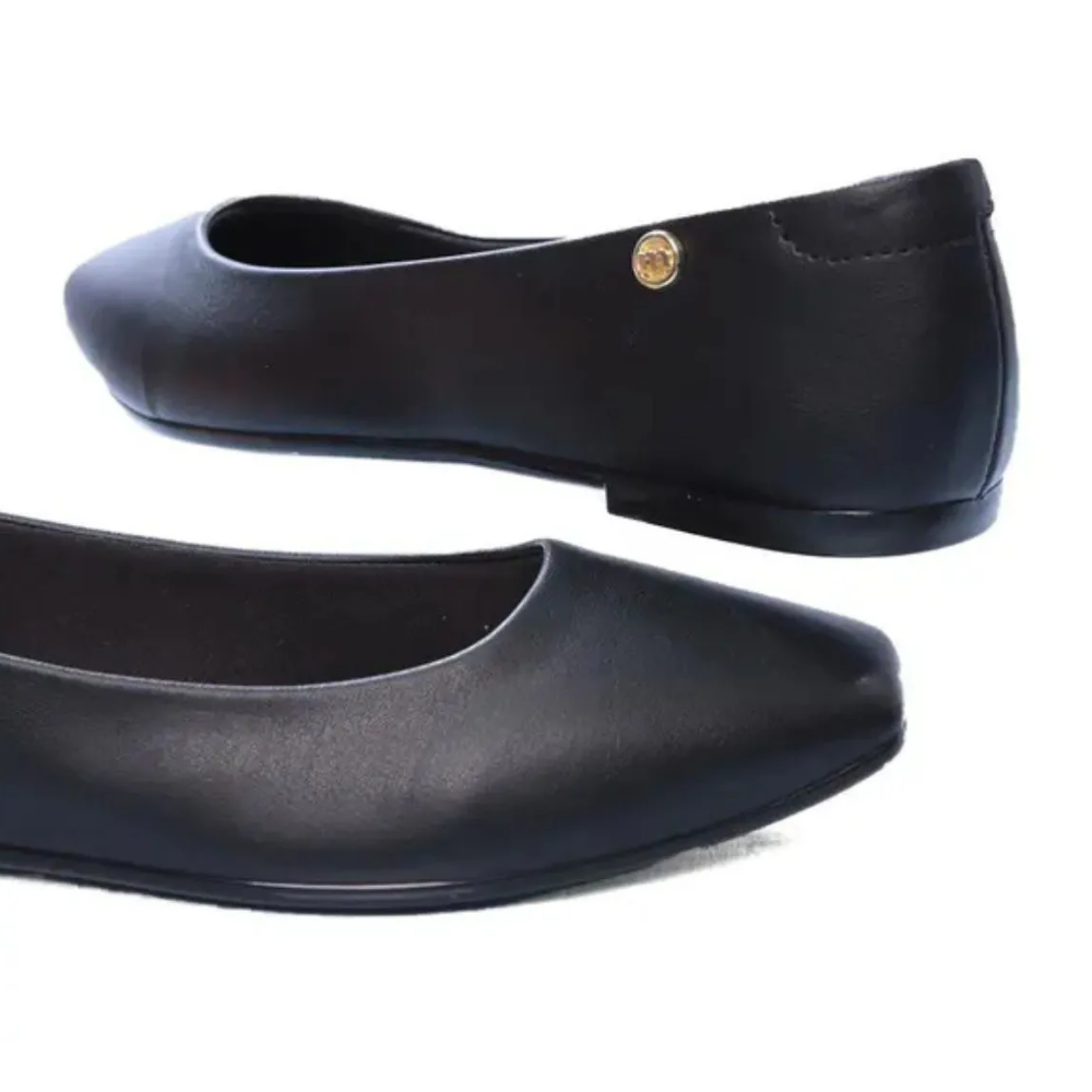Sapatilha Moleca Casual Bico Quadrado Feminina Preto 5735215 Preto 6