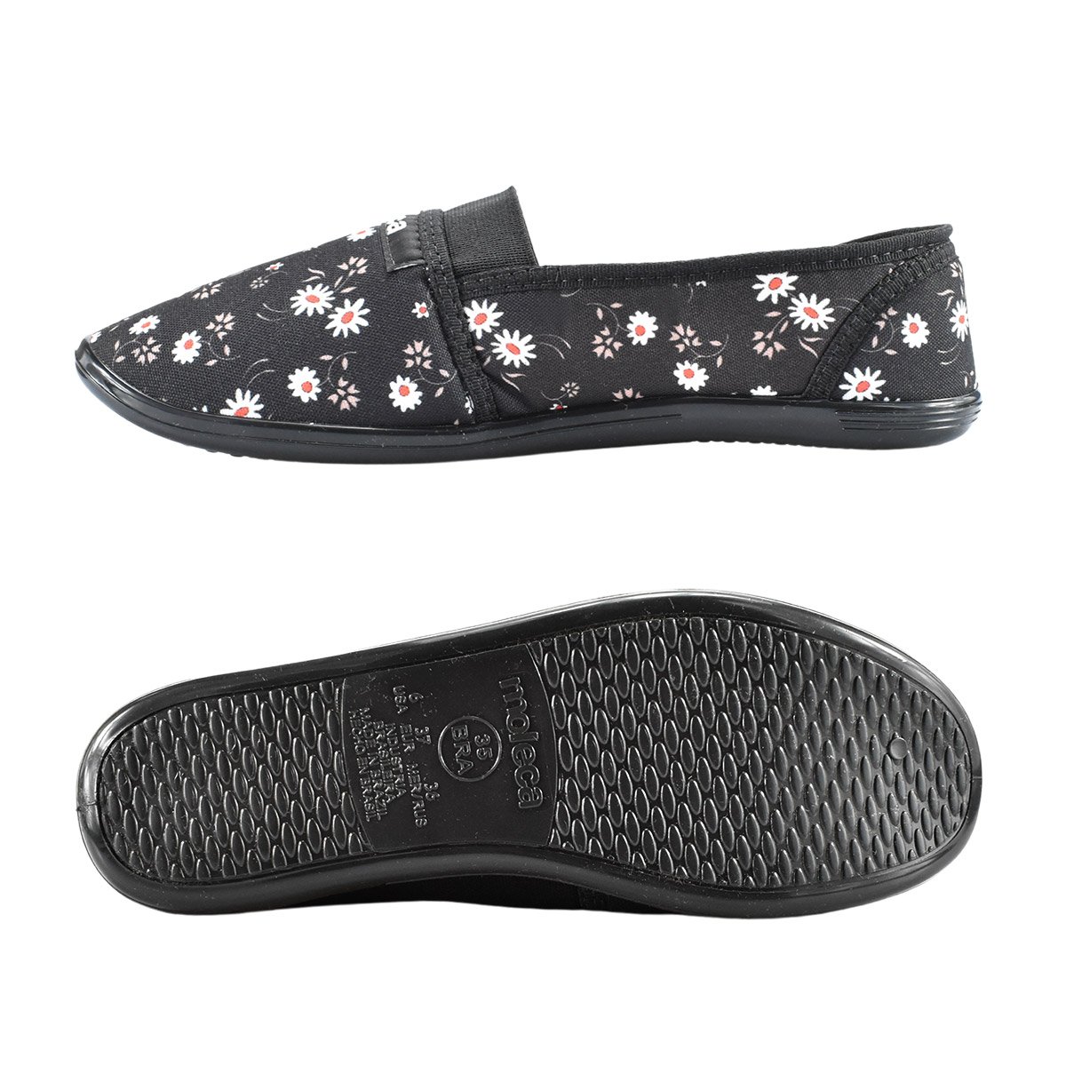 Sapatilha Moleca Classica Brim Preto Jasmim Preto 3