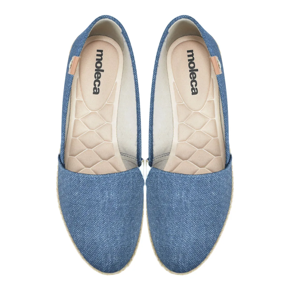Sapatilha Moleca Jeans Marinho Flexivel para o Dia a Dia Azul 2