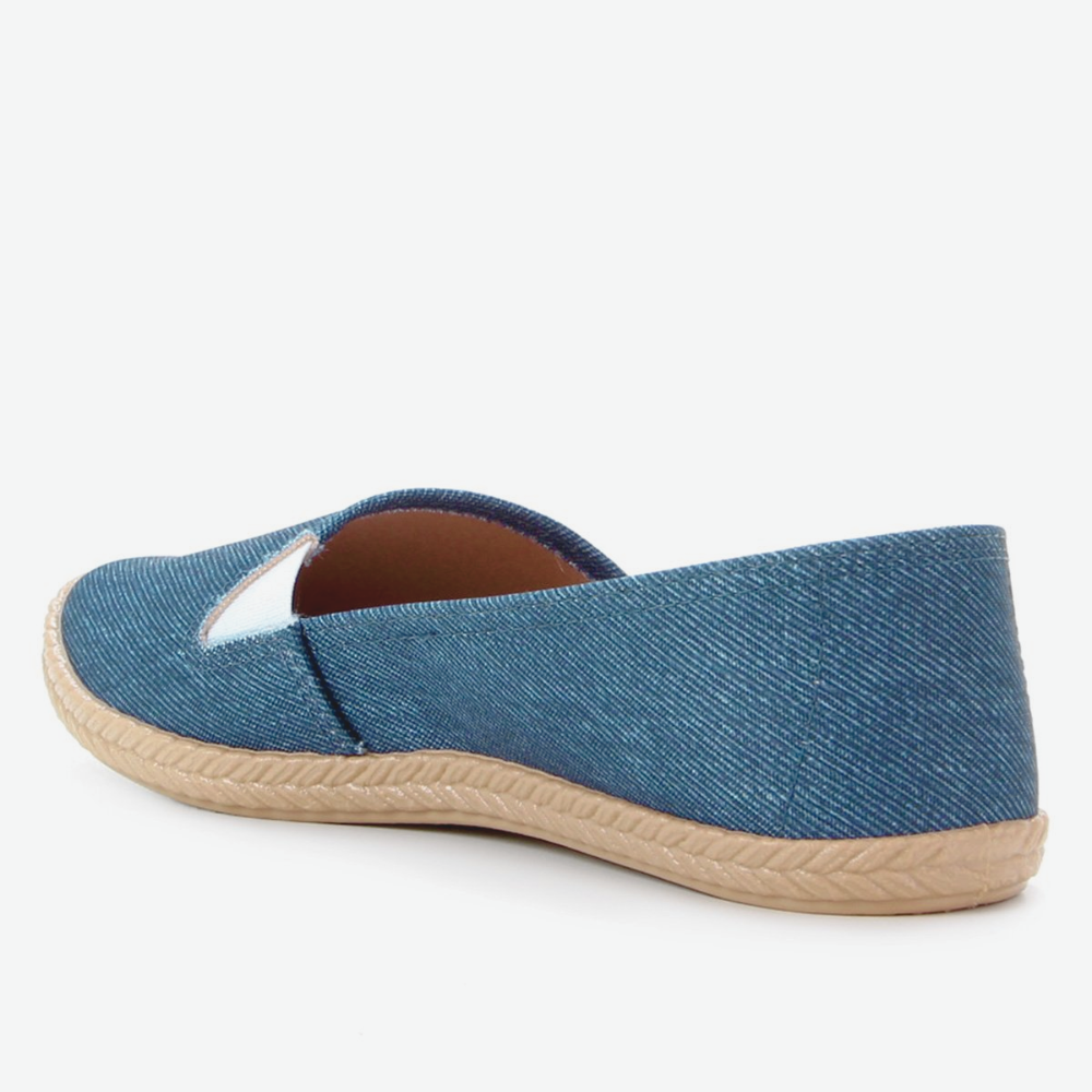 Sapatilha Moleca Jeans Marinho Flexivel para o Dia a Dia Azul 5