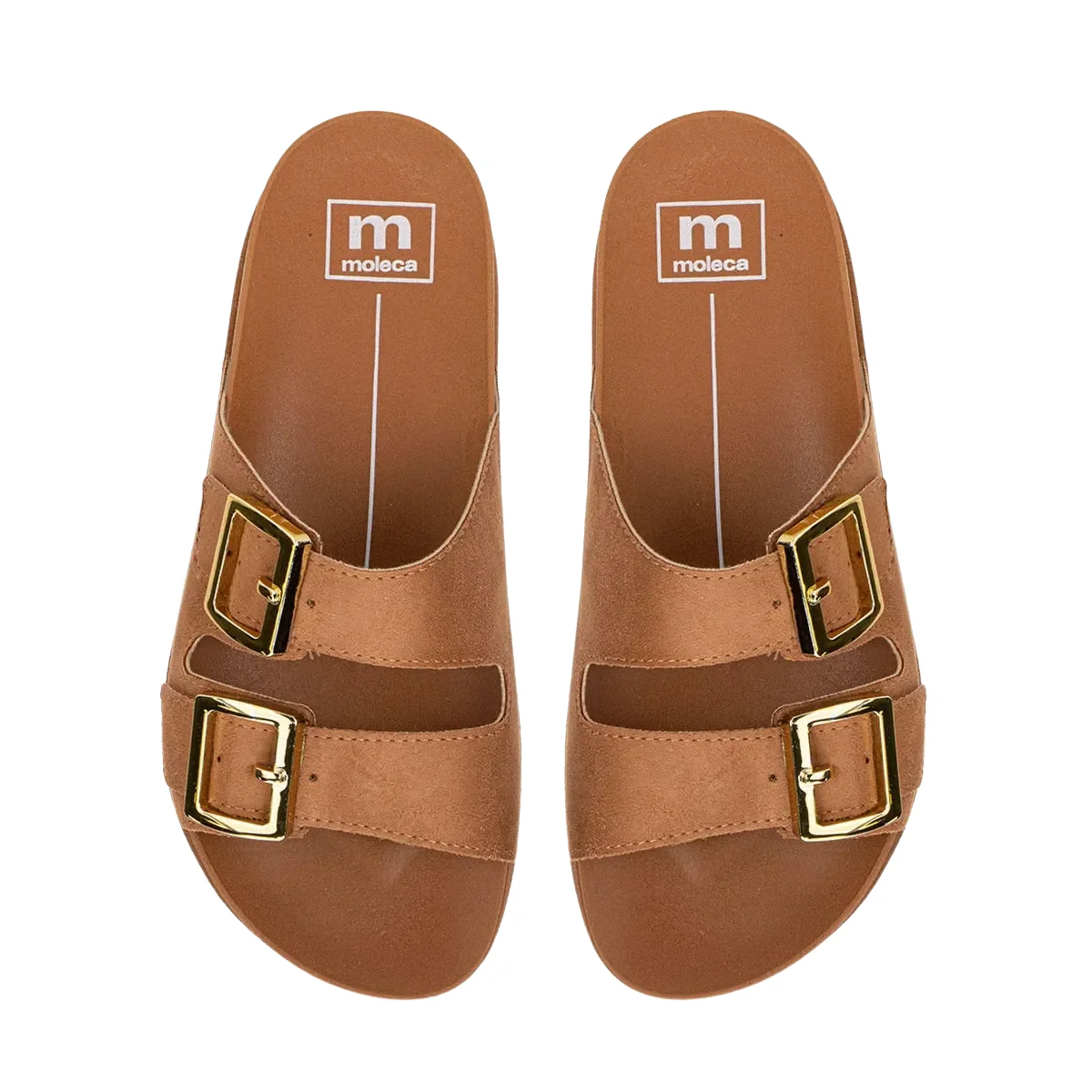 Moleca Tamanco Camel Flexivel Caminhada Leve 5436401 Camel 2