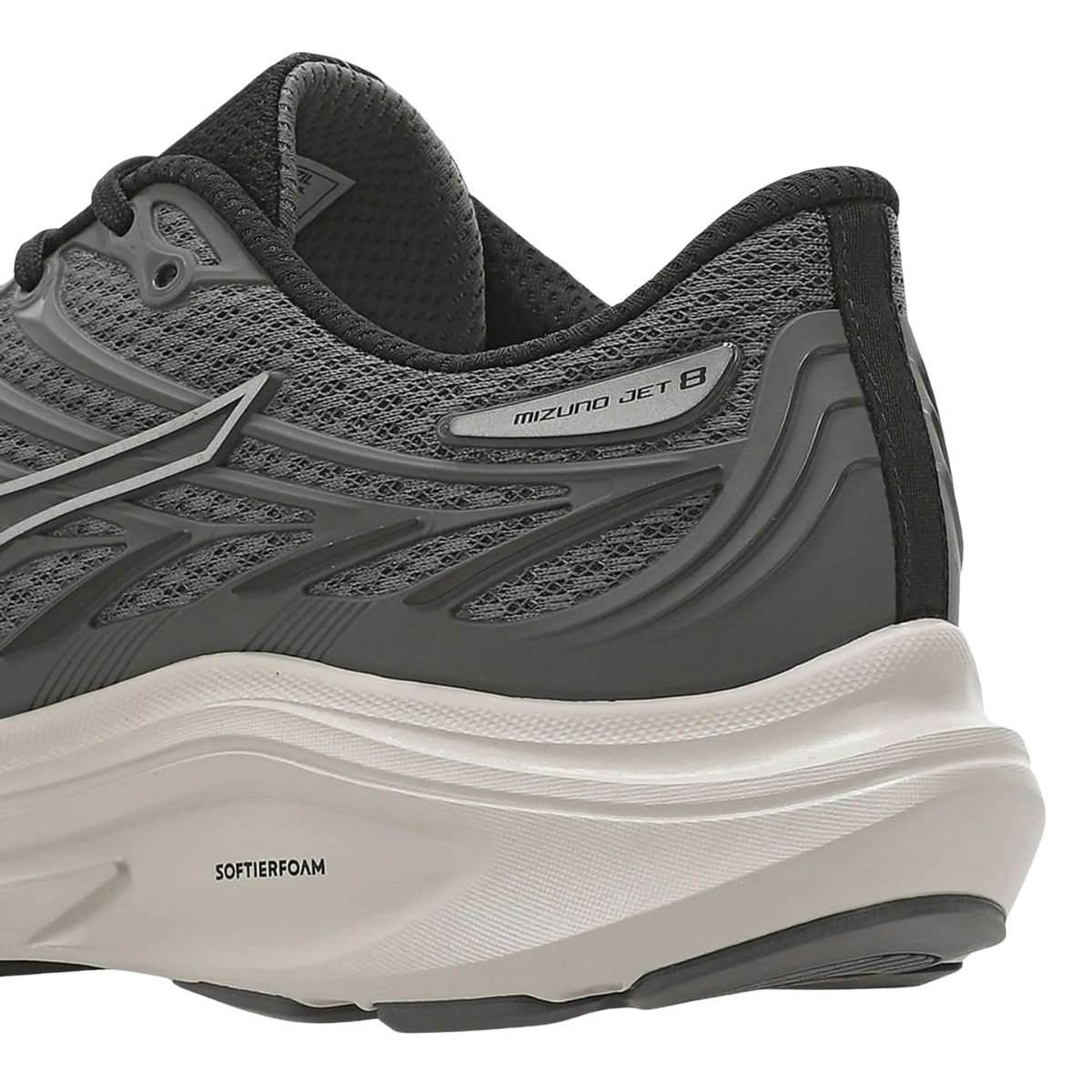Mizuno JET 8 Chumbo Performance e Conforto Cinza 4