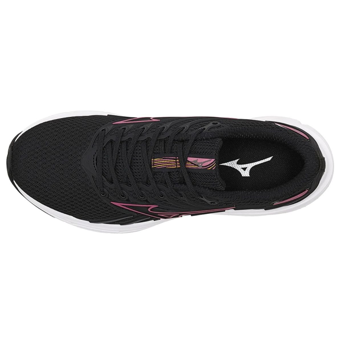 Tenis Mizuno Jet 8 Feminino Preto Roxo Performance e Conforto Preto 2