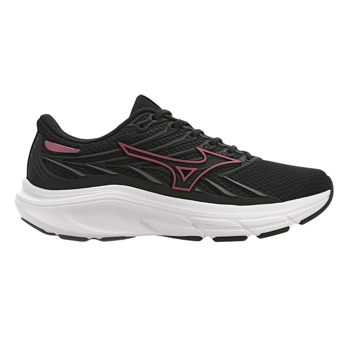 Tenis Mizuno Jet 8 Feminino Preto Roxo Performance e Conforto