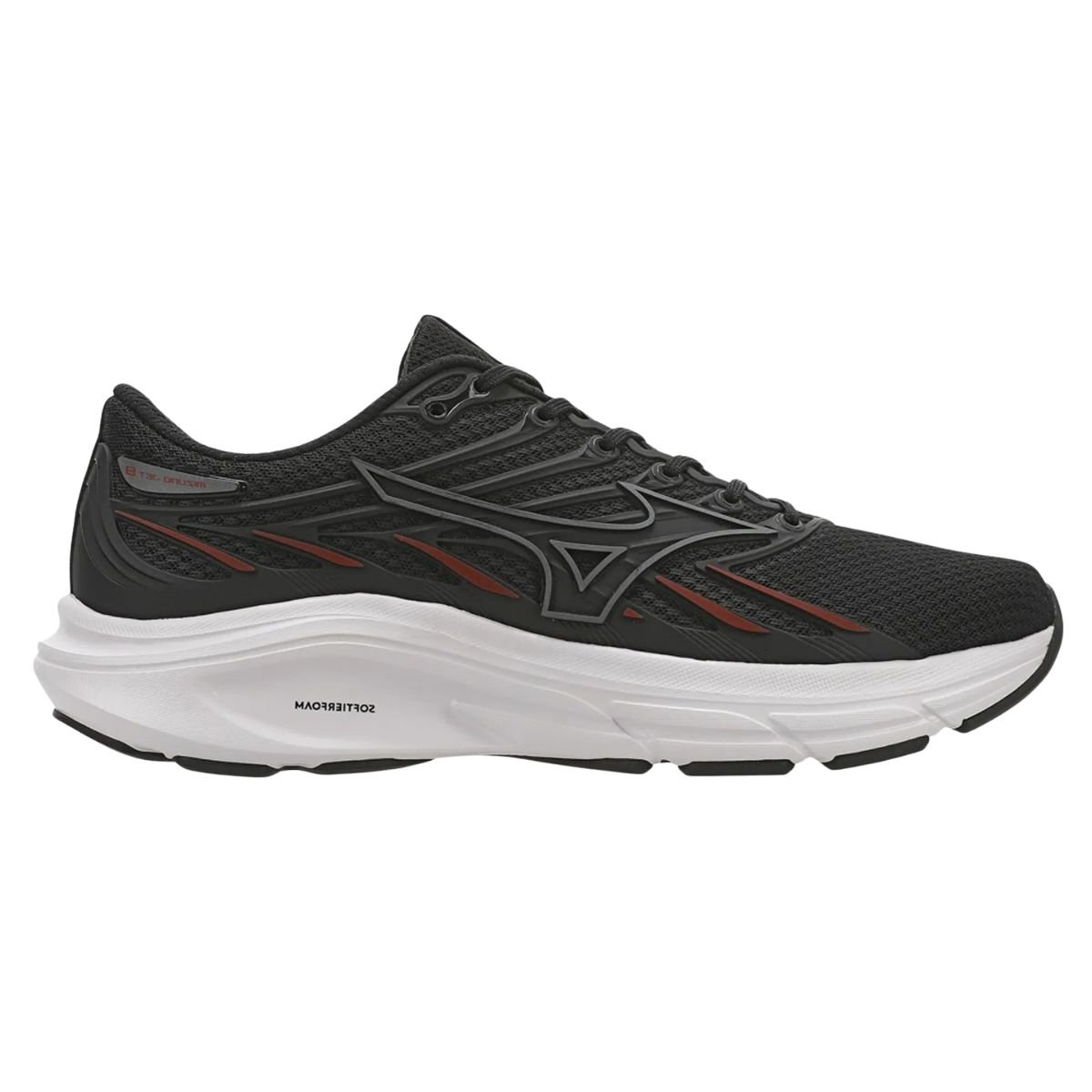 Mizuno Jet 8 Masculino Preto Leveza e Conforto