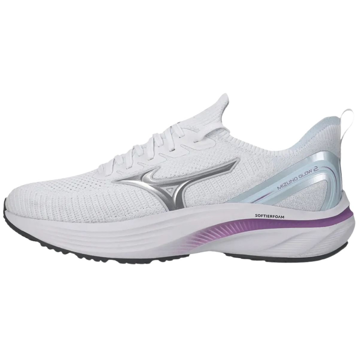 Mizuno Glow 2 Branco Feminino Esportivo  Branco 2