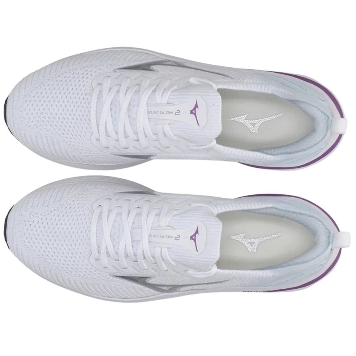 Mizuno Glow 2 Branco Feminino Esportivo  Branco 3