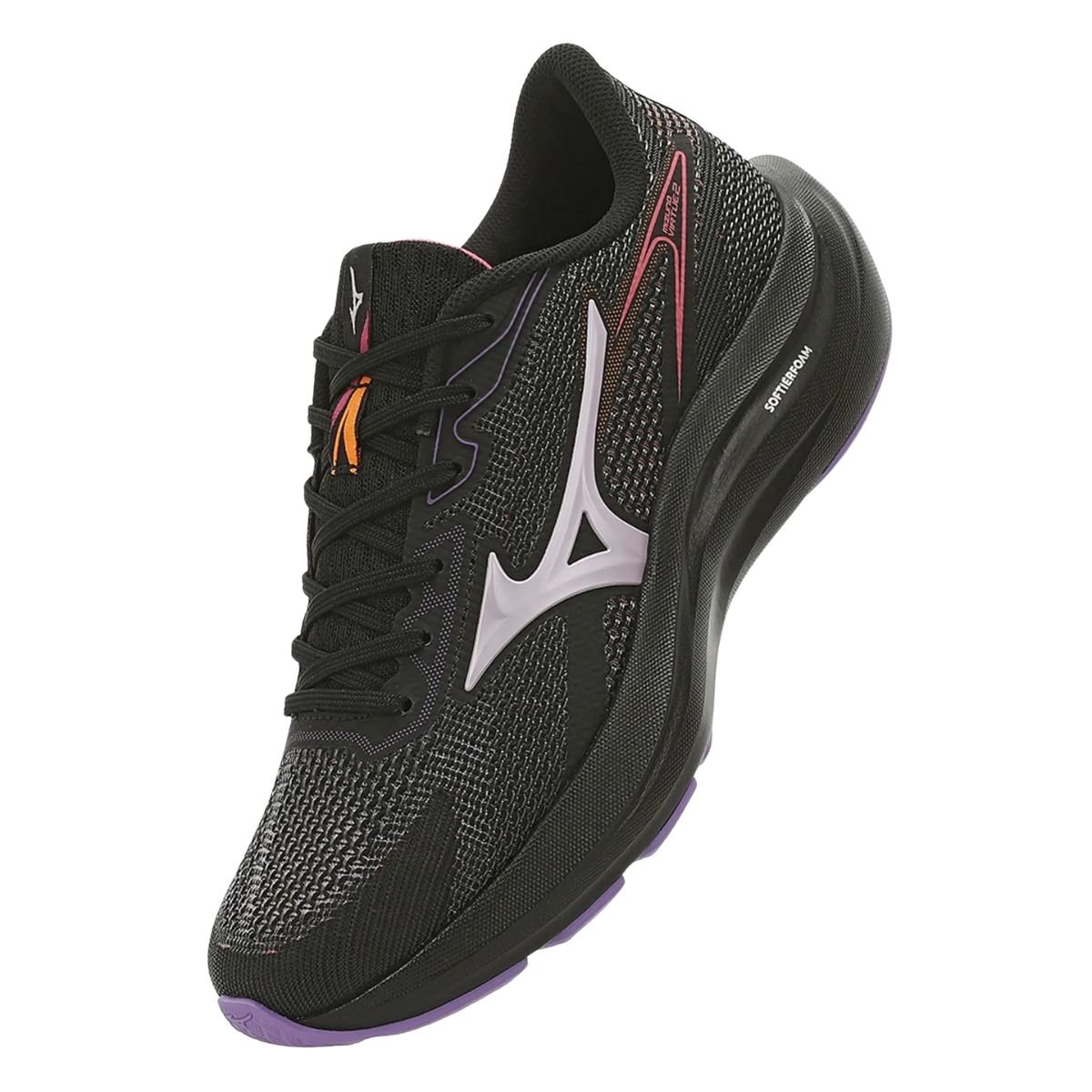 Mizuno Virtue 2 Preto  Feminino Amortecimento Superior Preto 3