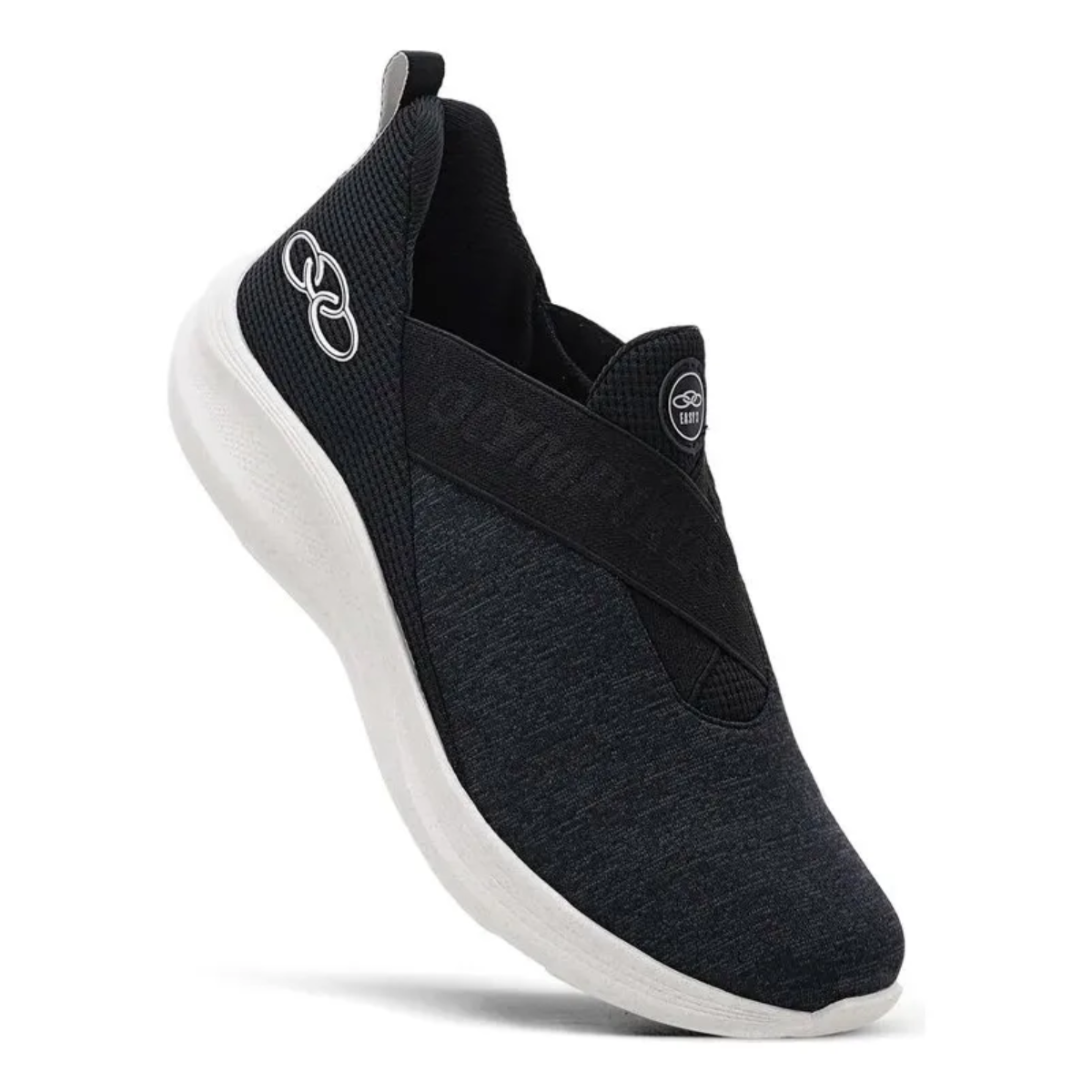 Tenis Olympikus Easy 3 Feminino Mescla Preto Casual Preto 2